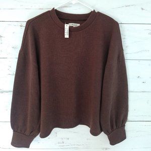 Madewell Brown pullover sweater